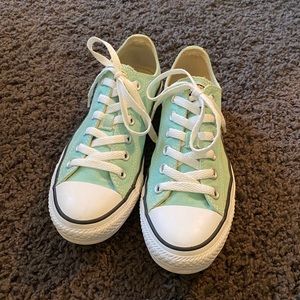 Low Top Converse Turquoise Light Blue